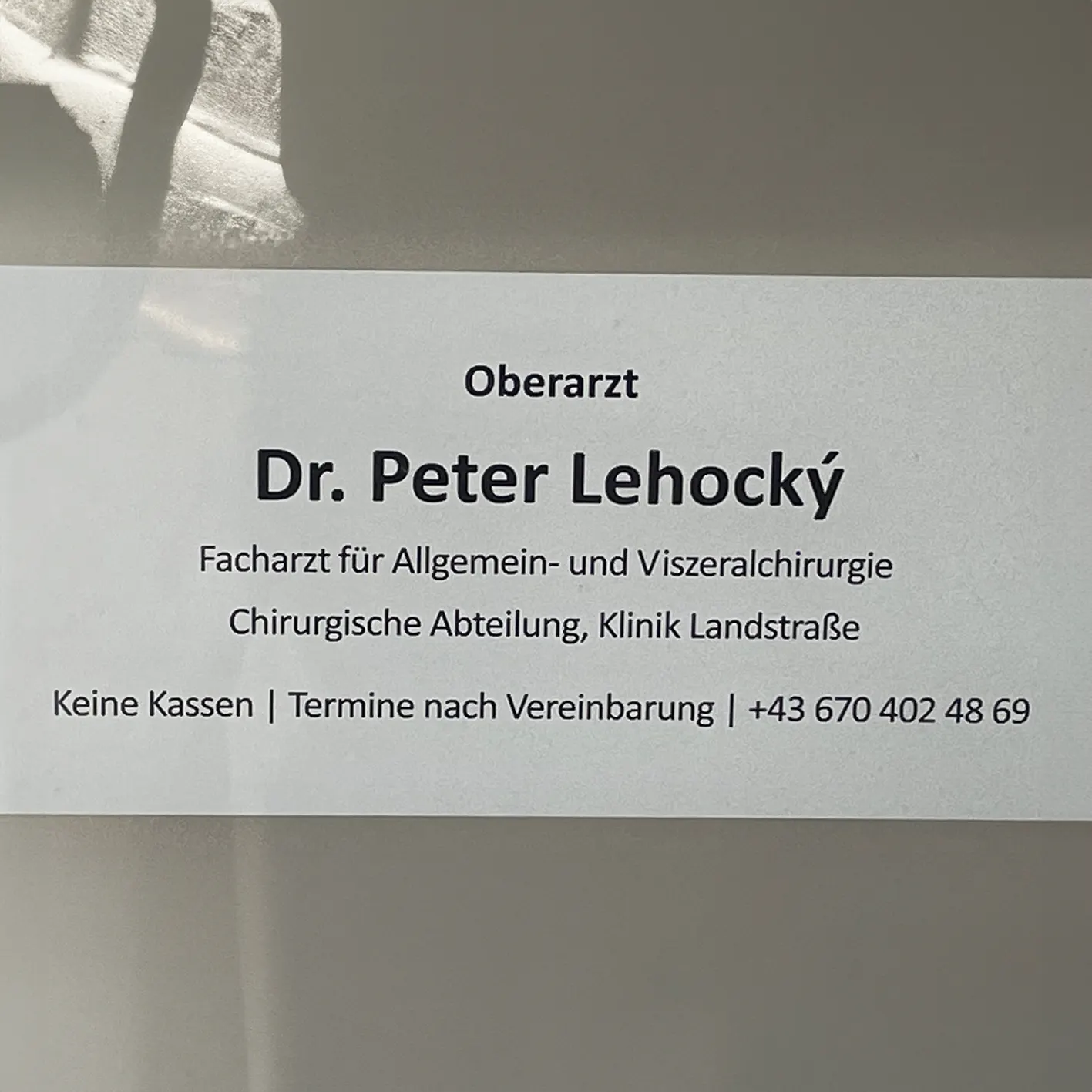 Dr. Lehocky